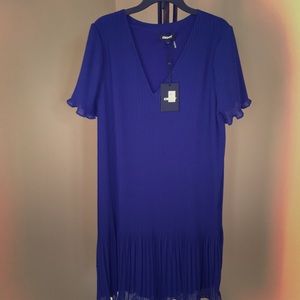 DKNY designer blue dress